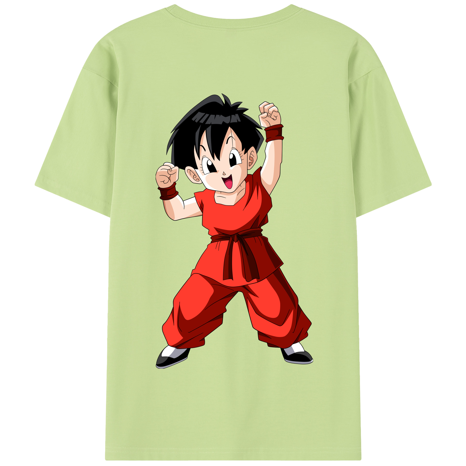 （画像用） ドラゴンボール パン DRAGON BALL Pan 綿100％半袖Tシャツ（背面プリント）